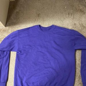 Purple crewneck sweater
